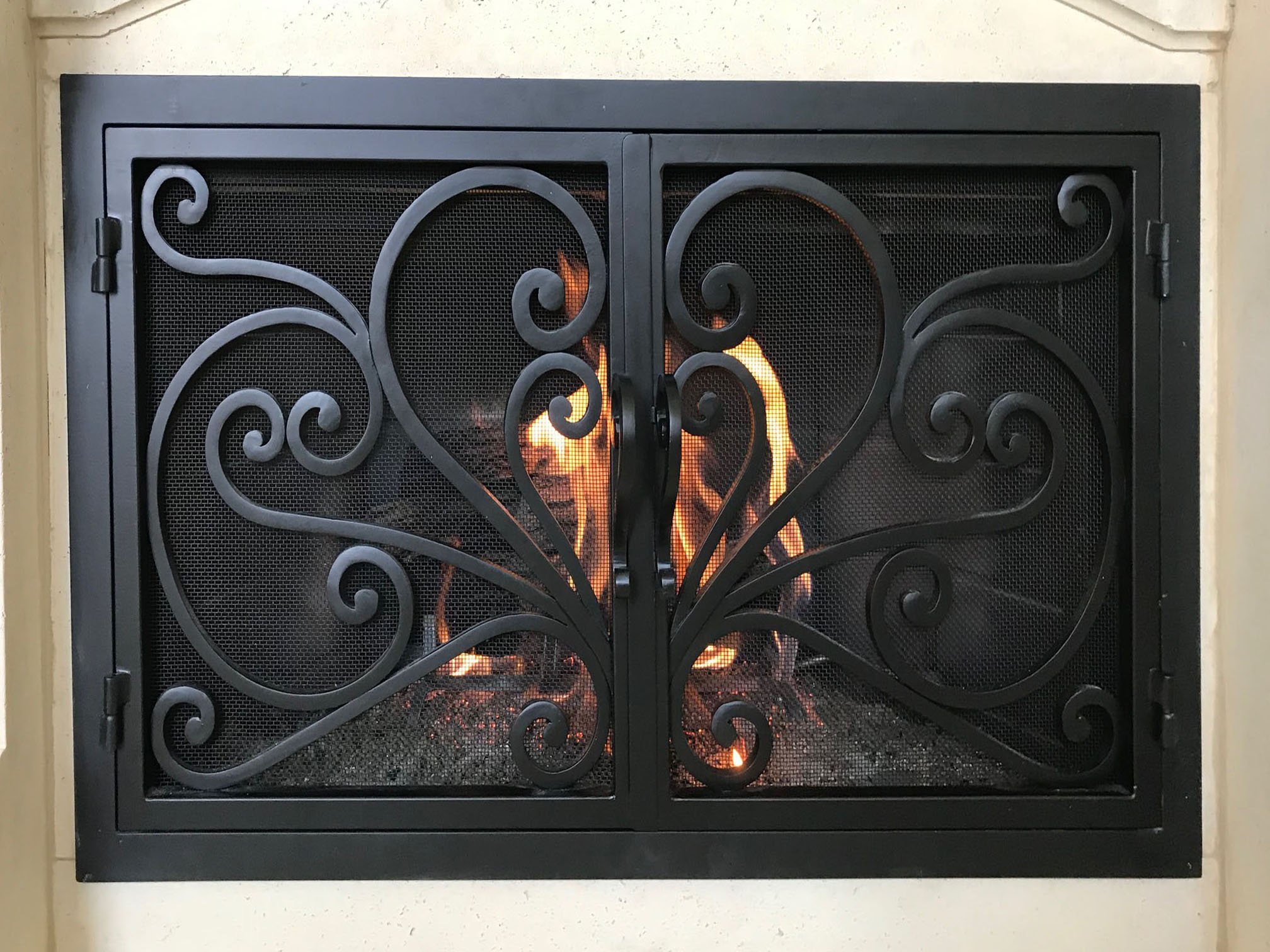 Fireplace mantel picture