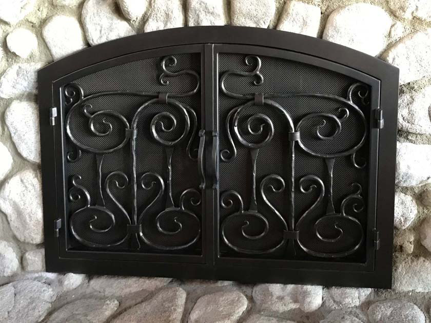 Fireplace mantel picture