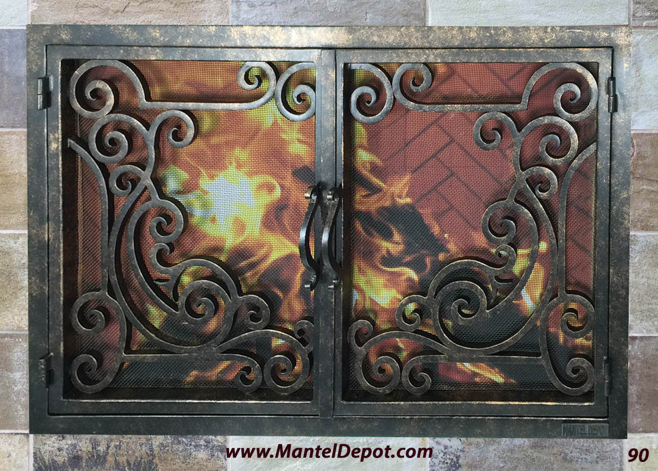 Fireplace Door 90