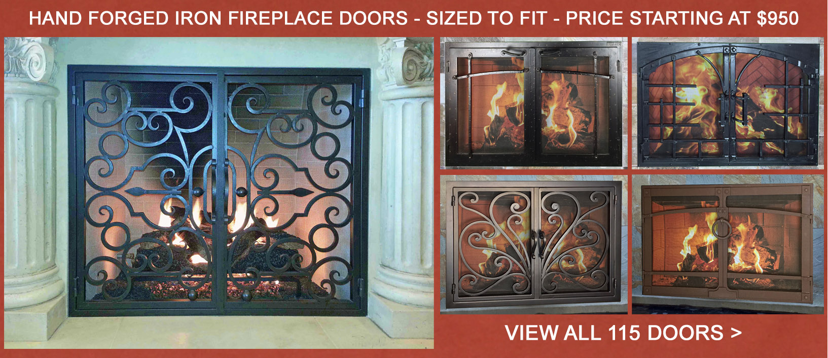 Precast mantels,Fireplace surrounds,Iron Fireplace Doors and Screens in