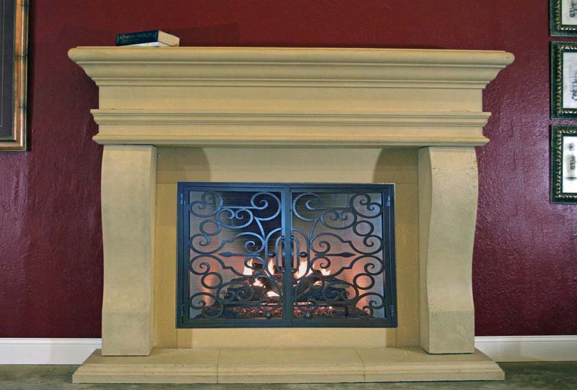 Fireplace Mantels, Fireplace surrounds, Iron Fireplace Doors Catalog