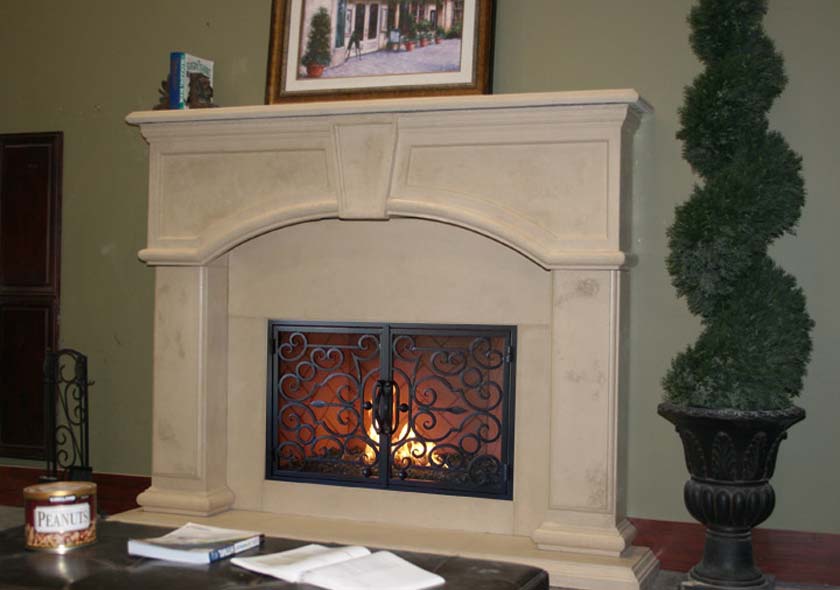 MT919 Fireplace mantel picture